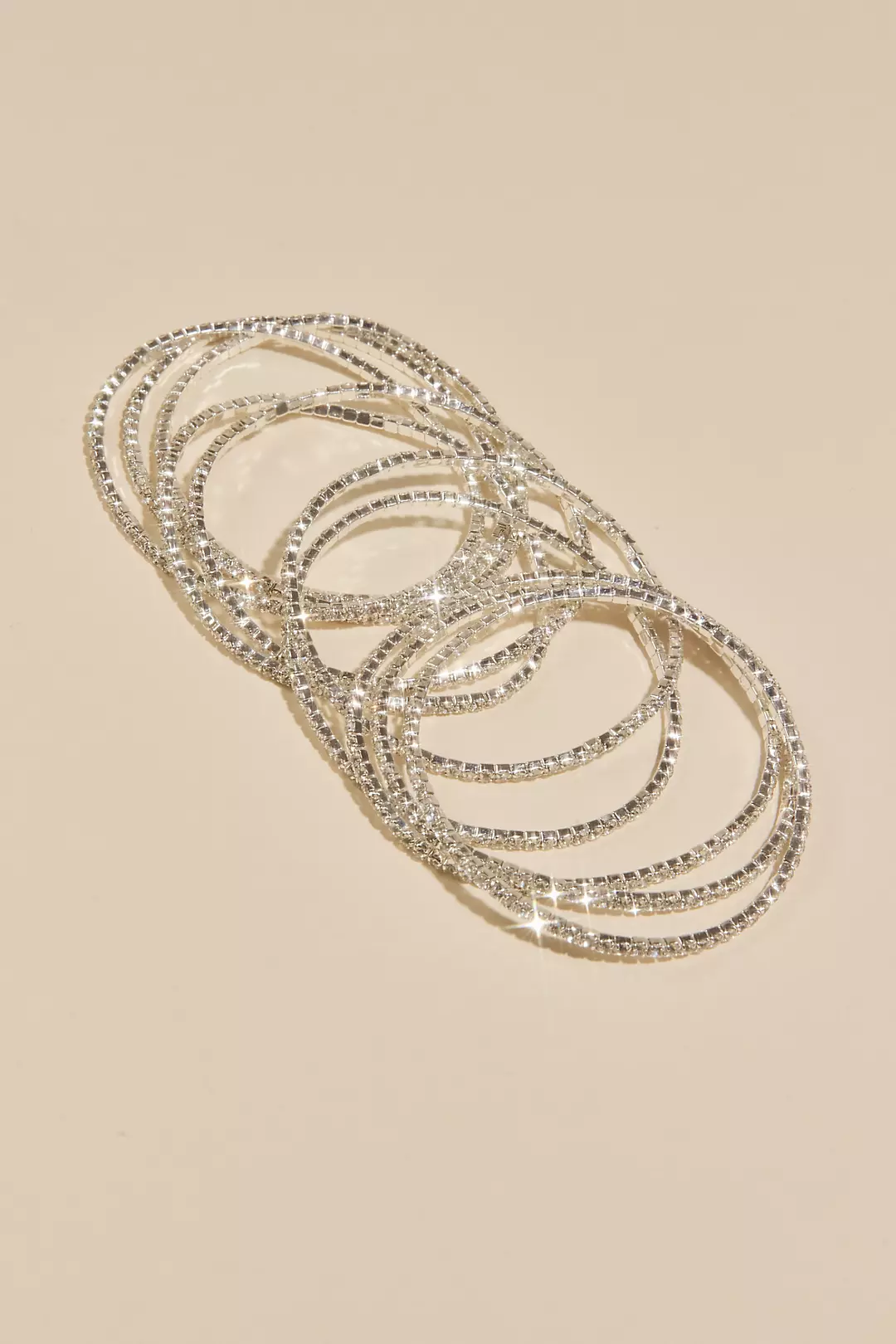 Stretch Rhinestone Bracelet Set - Image 2