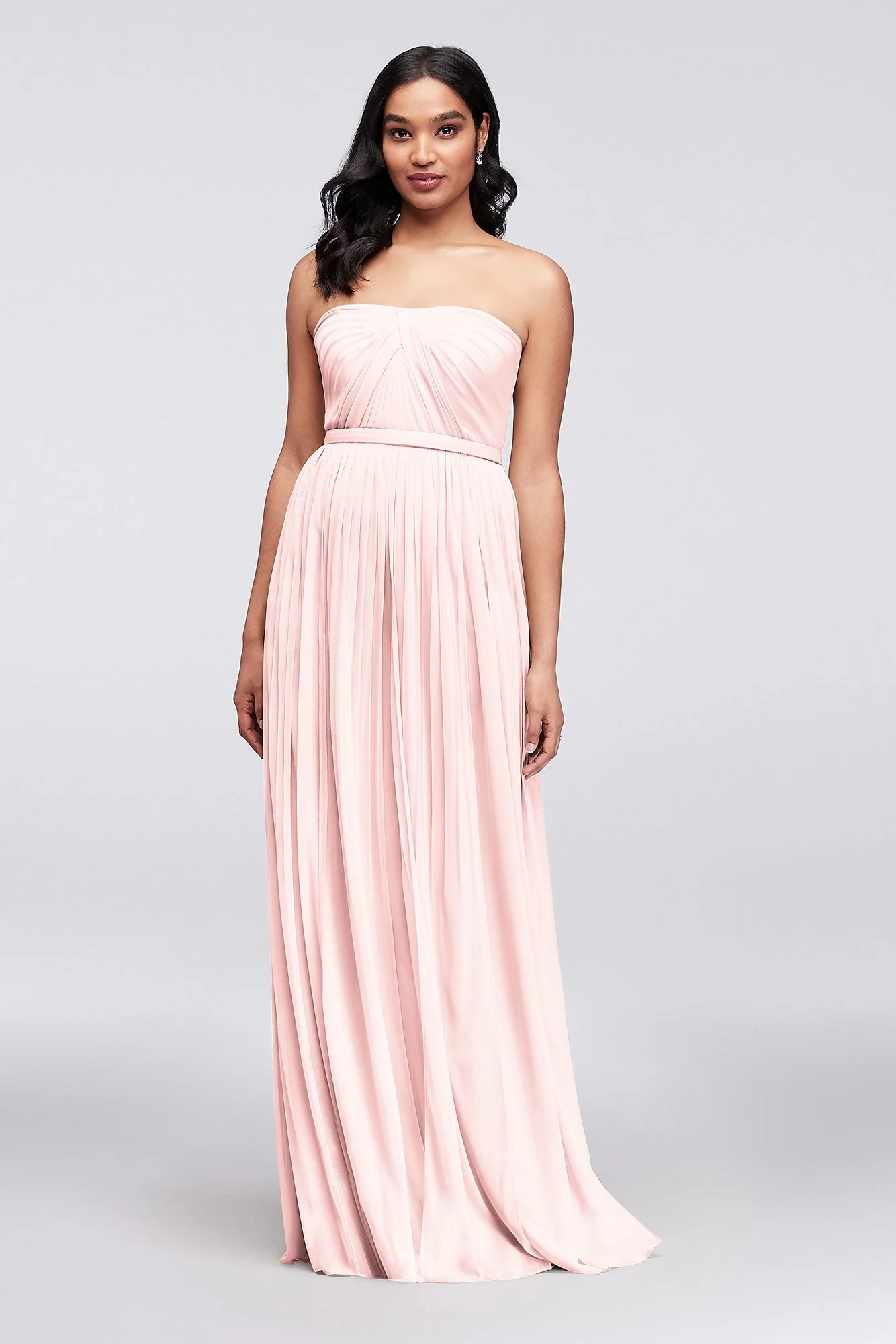 Style-Your-Way 6 Tie Long Mesh Bridesmaid Dress - Image 30