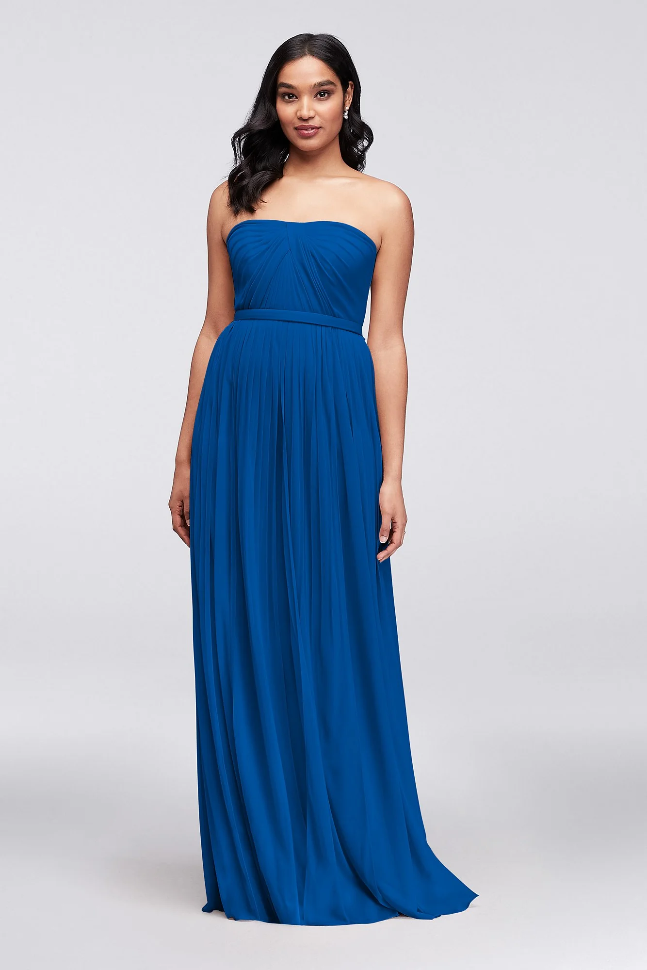 Style-Your-Way 6 Tie Long Mesh Bridesmaid Dress - Image 6
