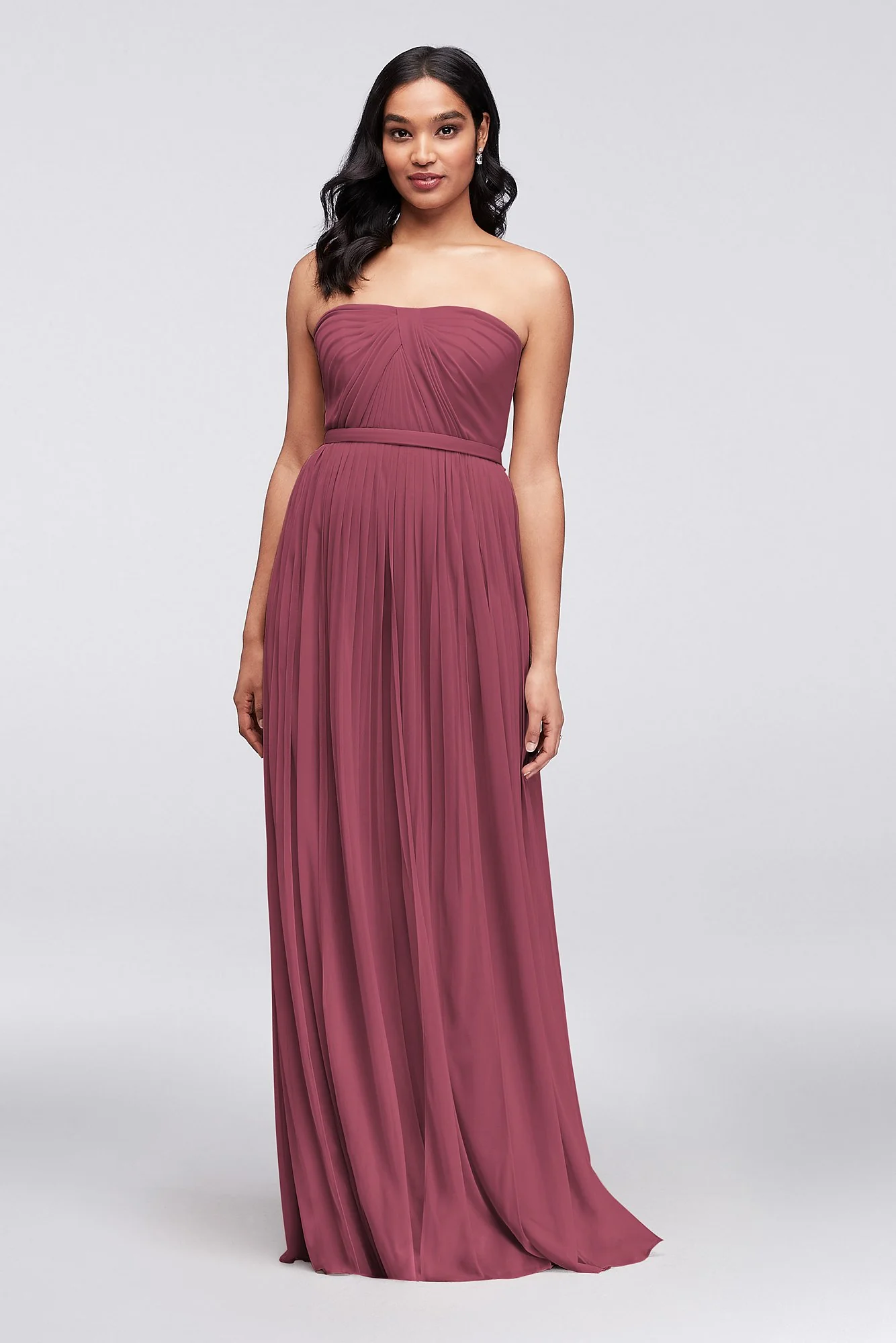 Style-Your-Way 6 Tie Long Mesh Bridesmaid Dress - Image 60