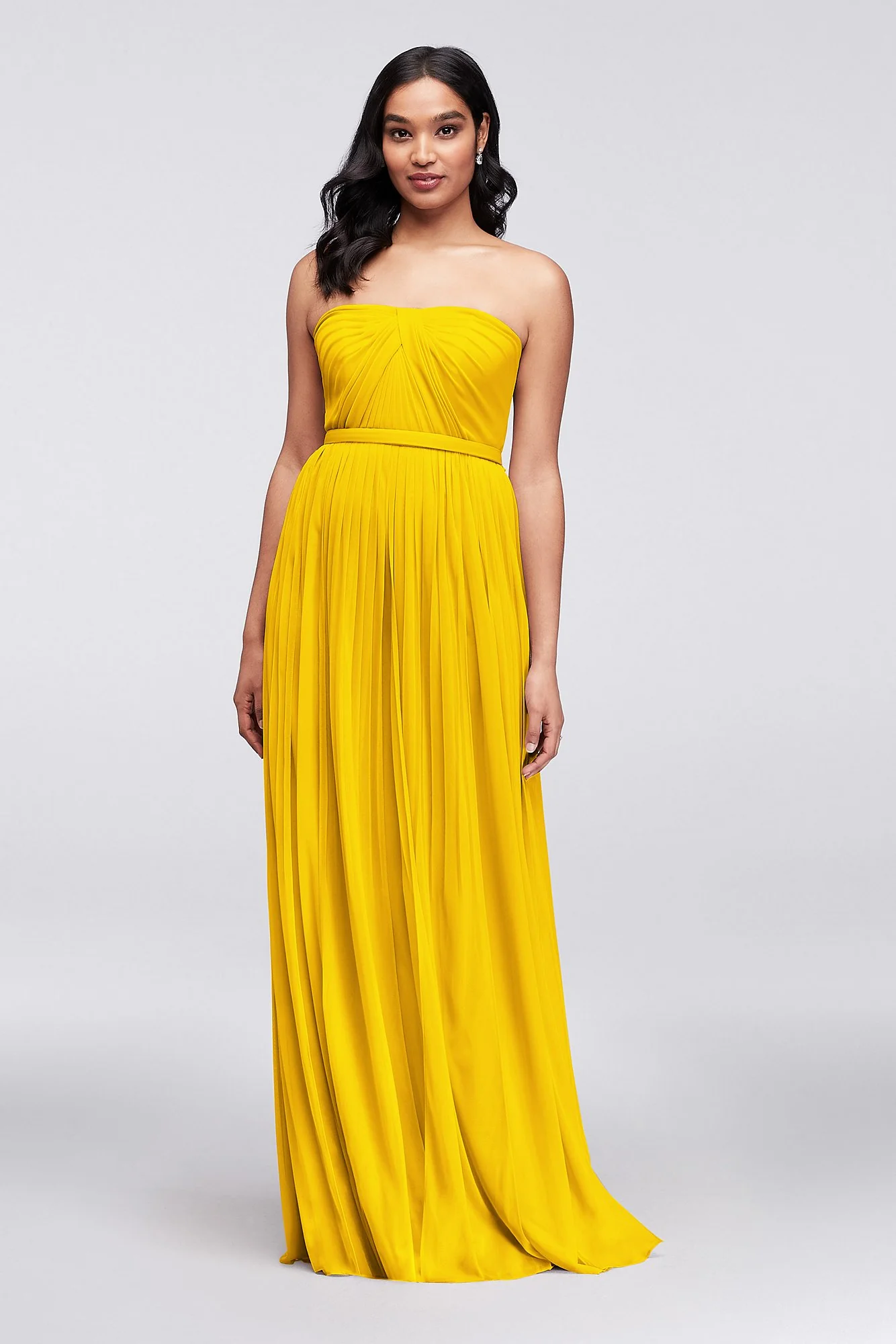 Style-Your-Way 6 Tie Long Mesh Bridesmaid Dress - Image 64