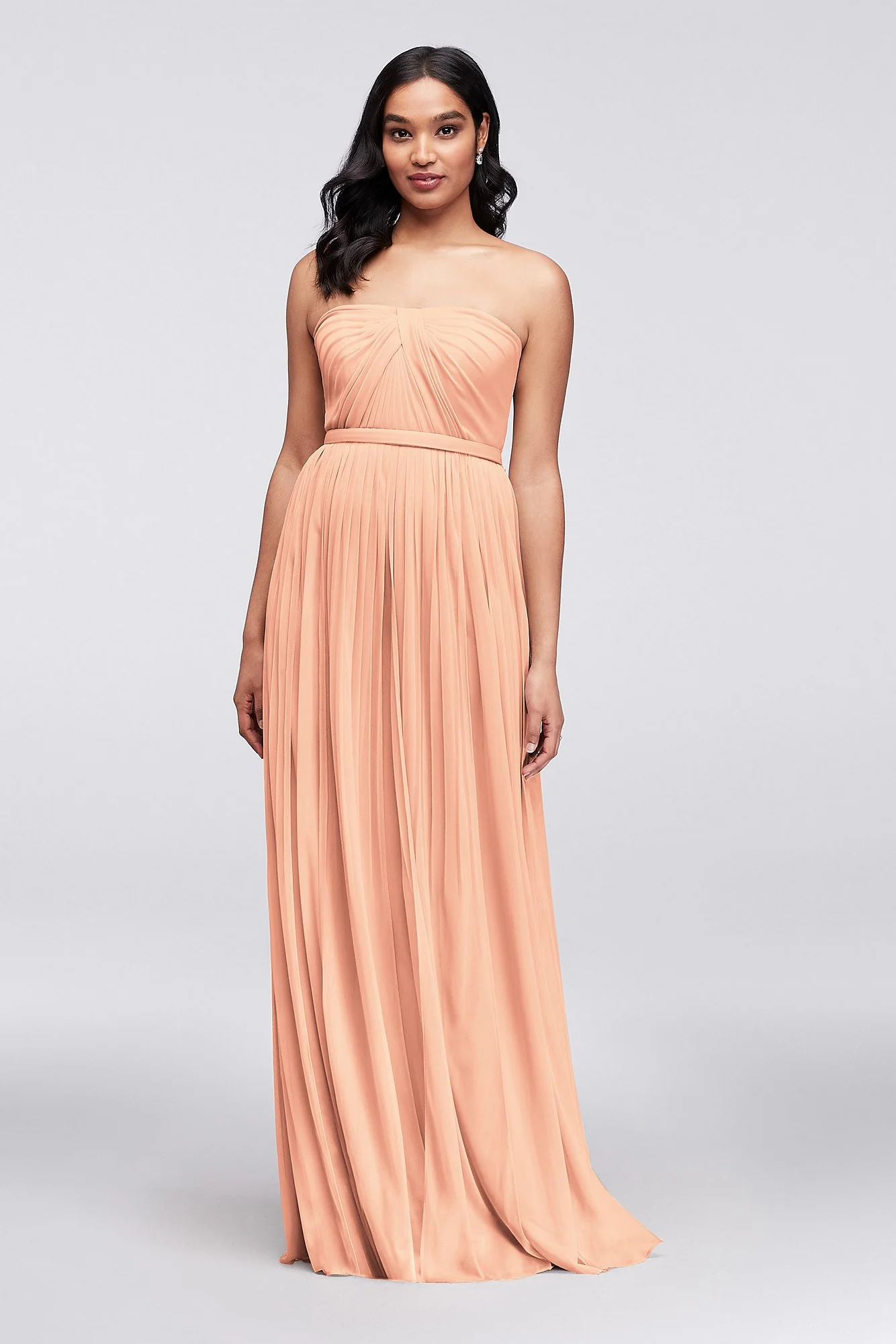 Style-Your-Way 6 Tie Long Mesh Bridesmaid Dress - Image 68