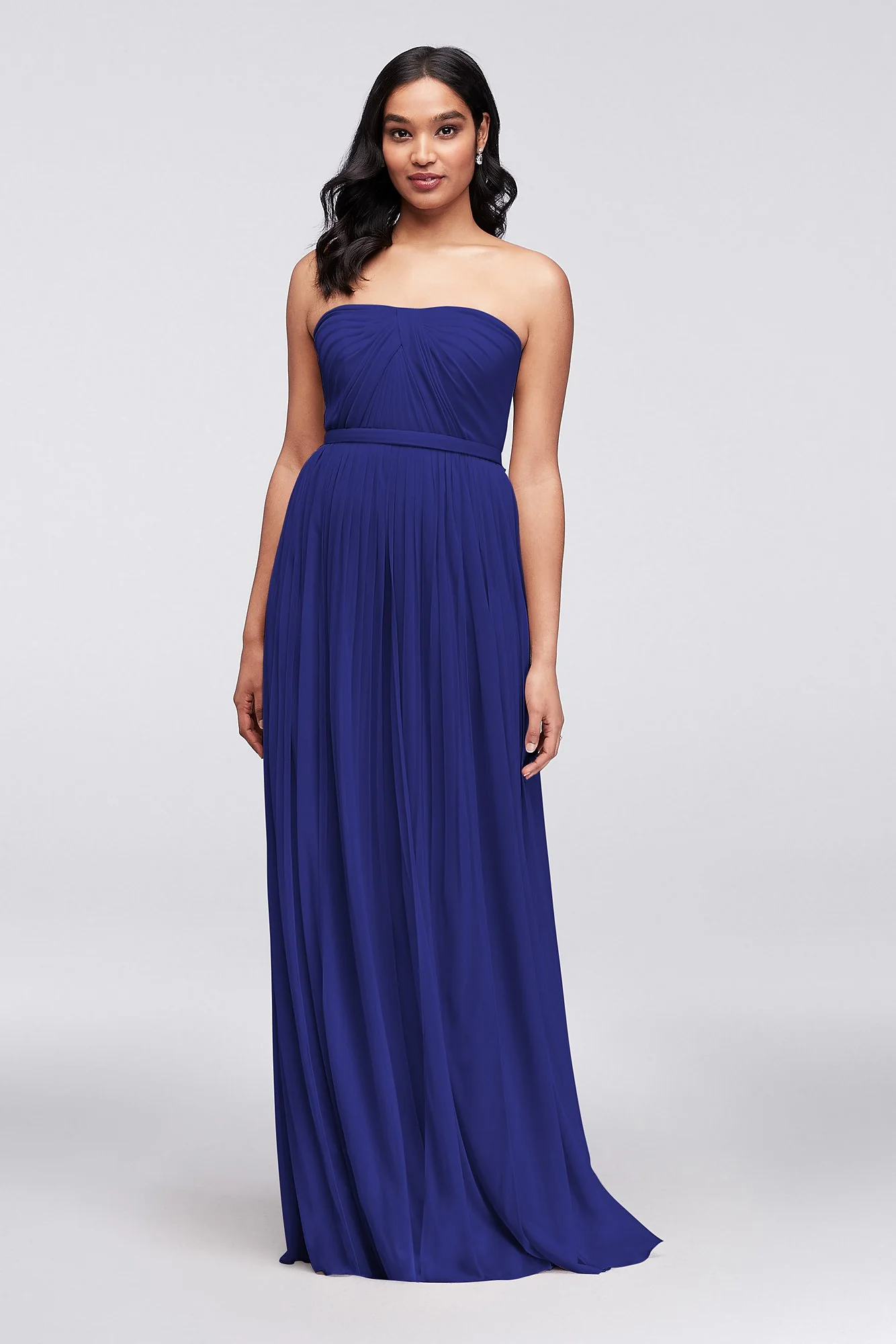 Style-Your-Way 6 Tie Long Mesh Bridesmaid Dress - Image 79