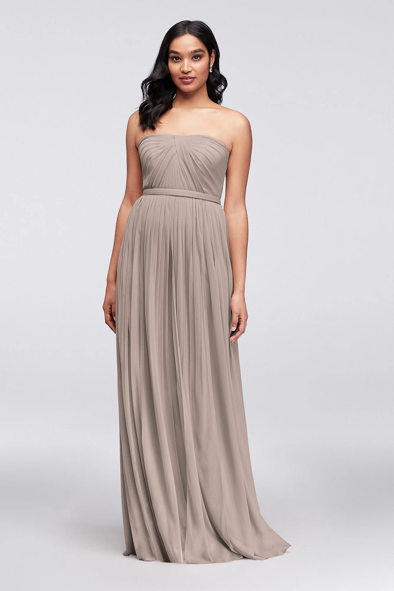 Style-Your-Way 6 Tie Long Mesh Bridesmaid Dress - Image 91