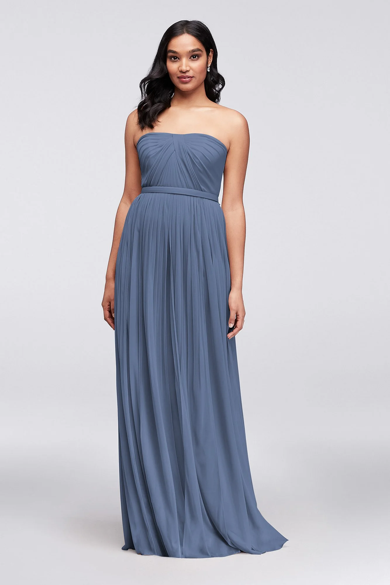 Style-Your-Way 6 Tie Long Mesh Bridesmaid Dress - Image 92
