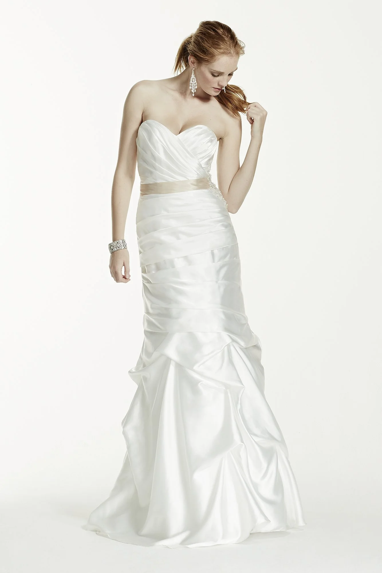 Sweetheart Gown with Pick-Up Skirt - Image 2