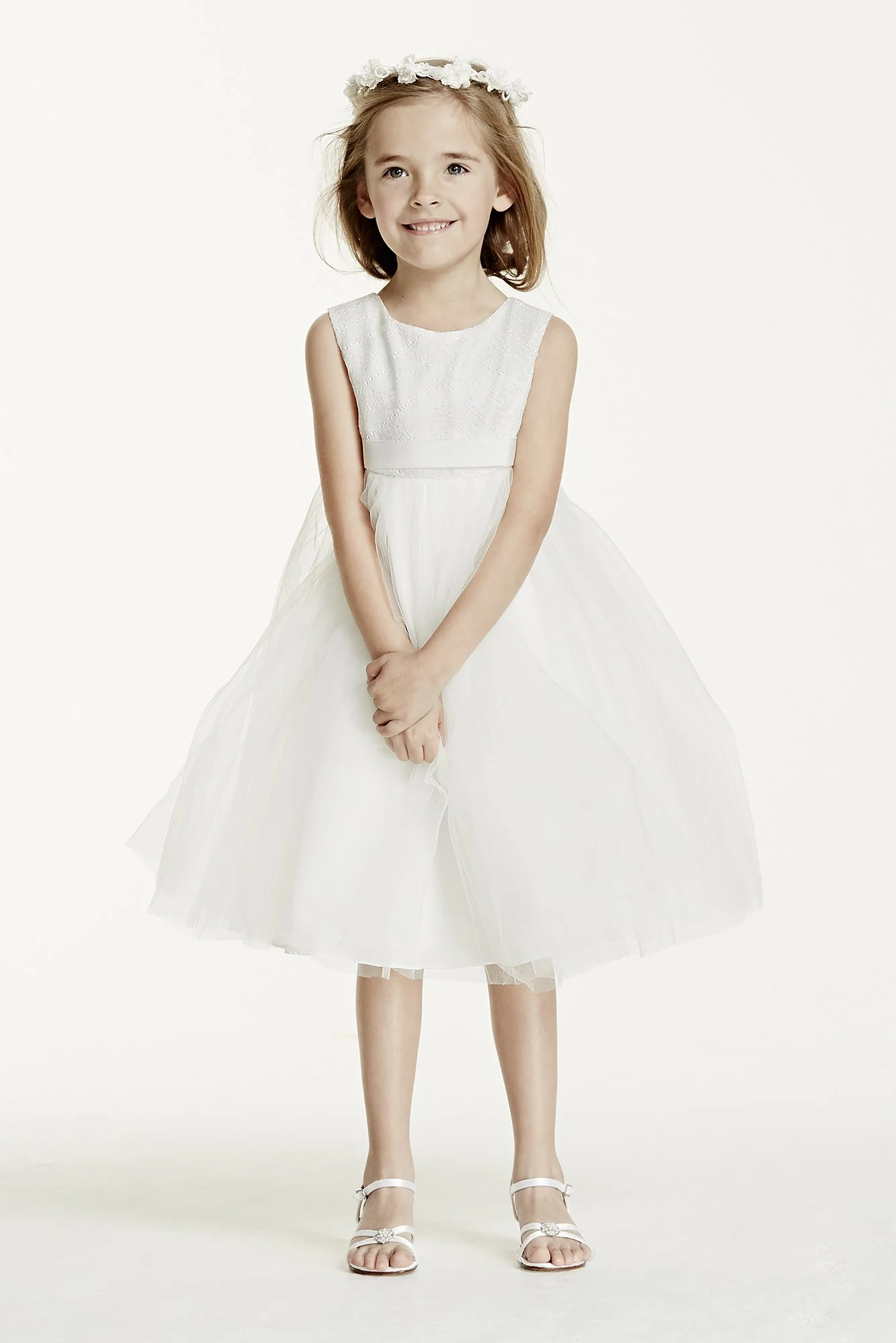 Tank Ball Gown with Lace Bodice and Tulle Skirt - Image 2