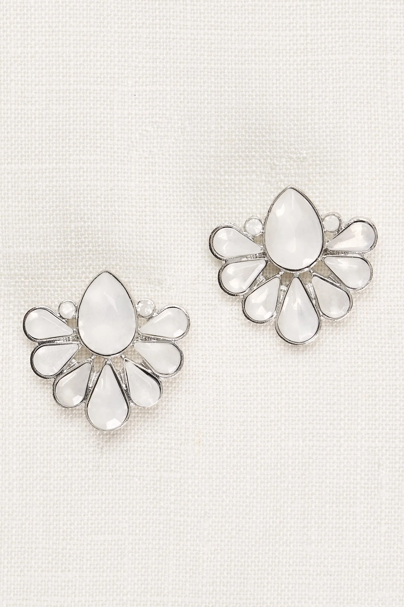Teardrop Opal Stud