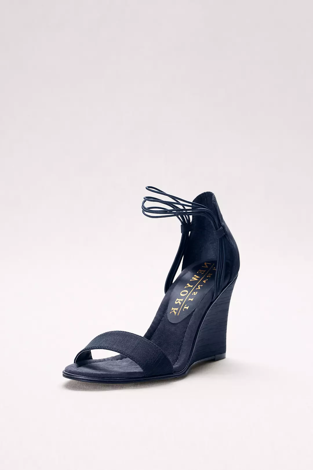 Textured Wedges with Elastic Ankle Straps - Image 2