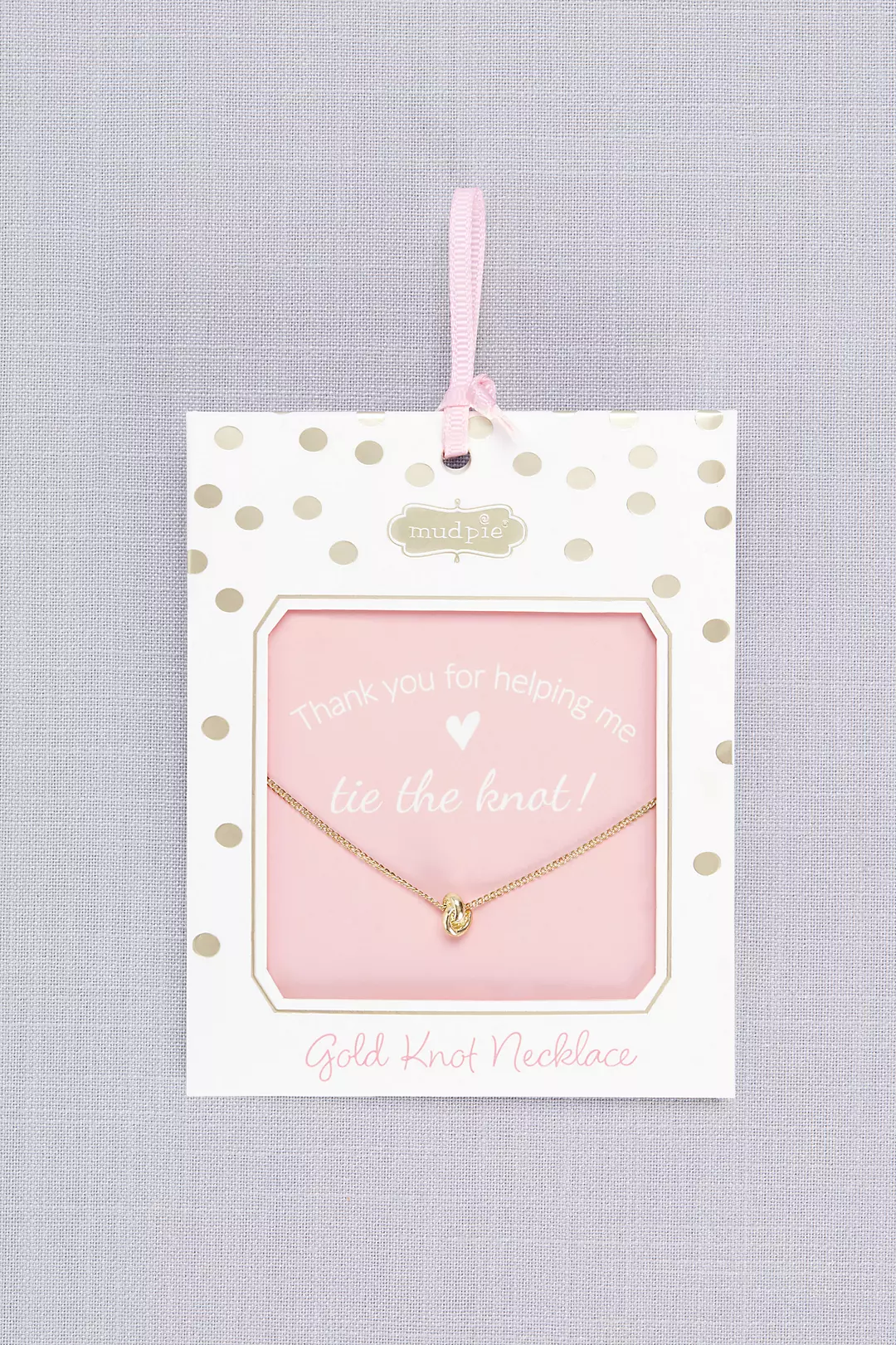 Thank You for Helping Me Tie the Knot Necklace - Image 2