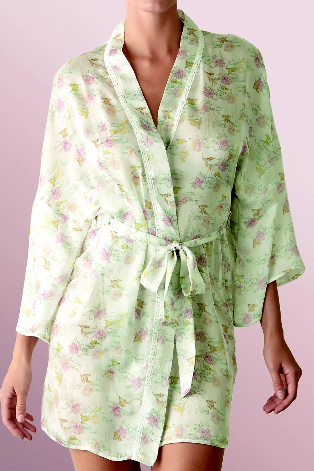 The Intimate Britney Spears Floral Print Robe