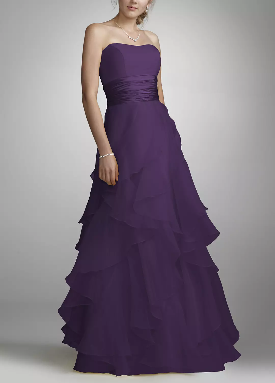 Tiered Organza Ball Gown - Image 14