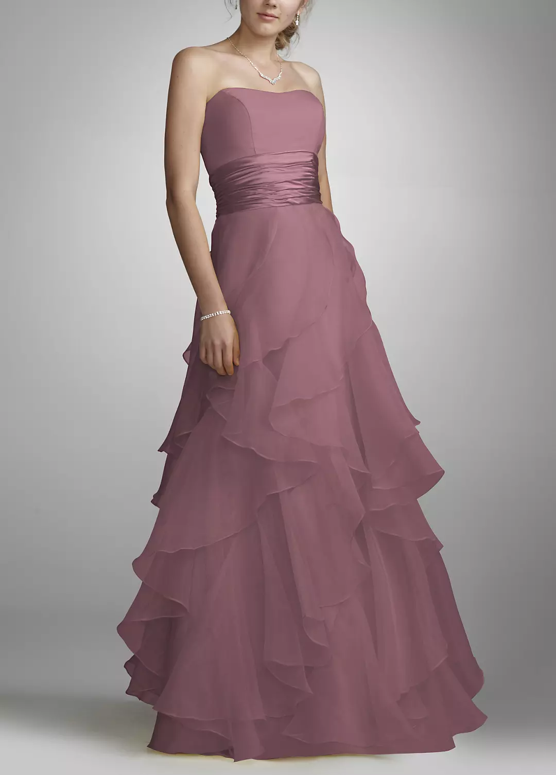 Tiered Organza Ball Gown - Image 16