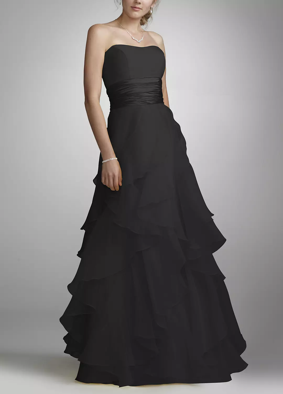 Tiered Organza Ball Gown - Image 23
