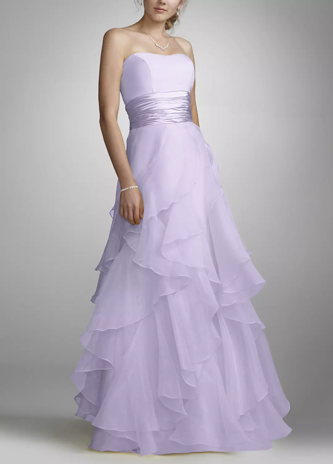 Tiered Organza Ball Gown - Image 25