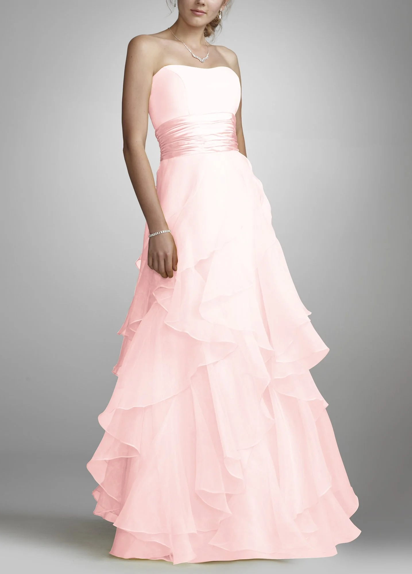 Tiered Organza Ball Gown - Image 3