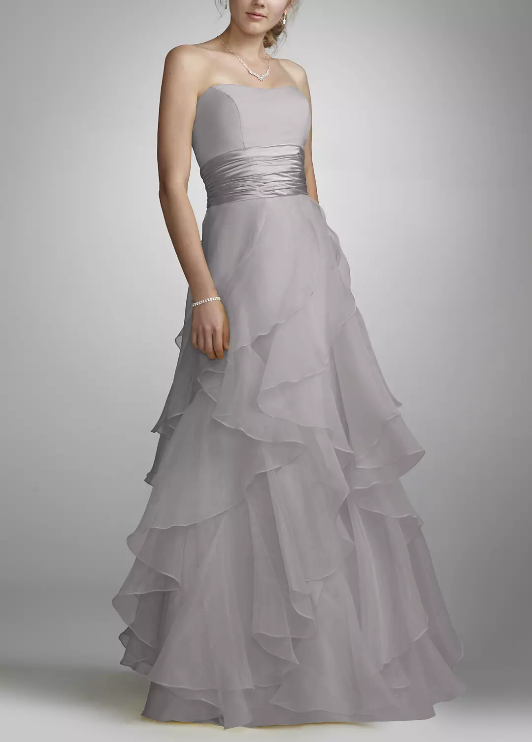 Tiered Organza Ball Gown - Image 30