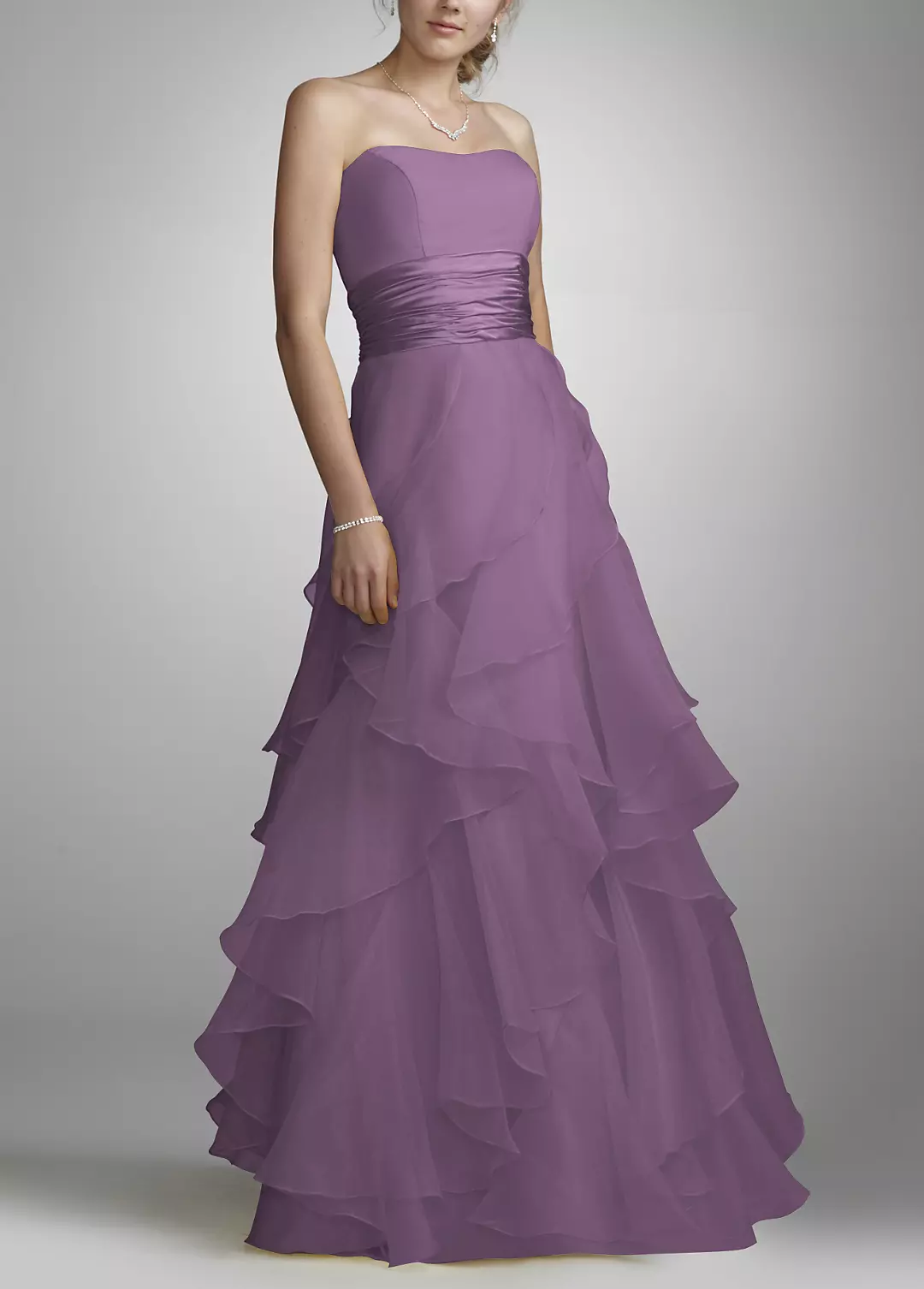 Tiered Organza Ball Gown - Image 34