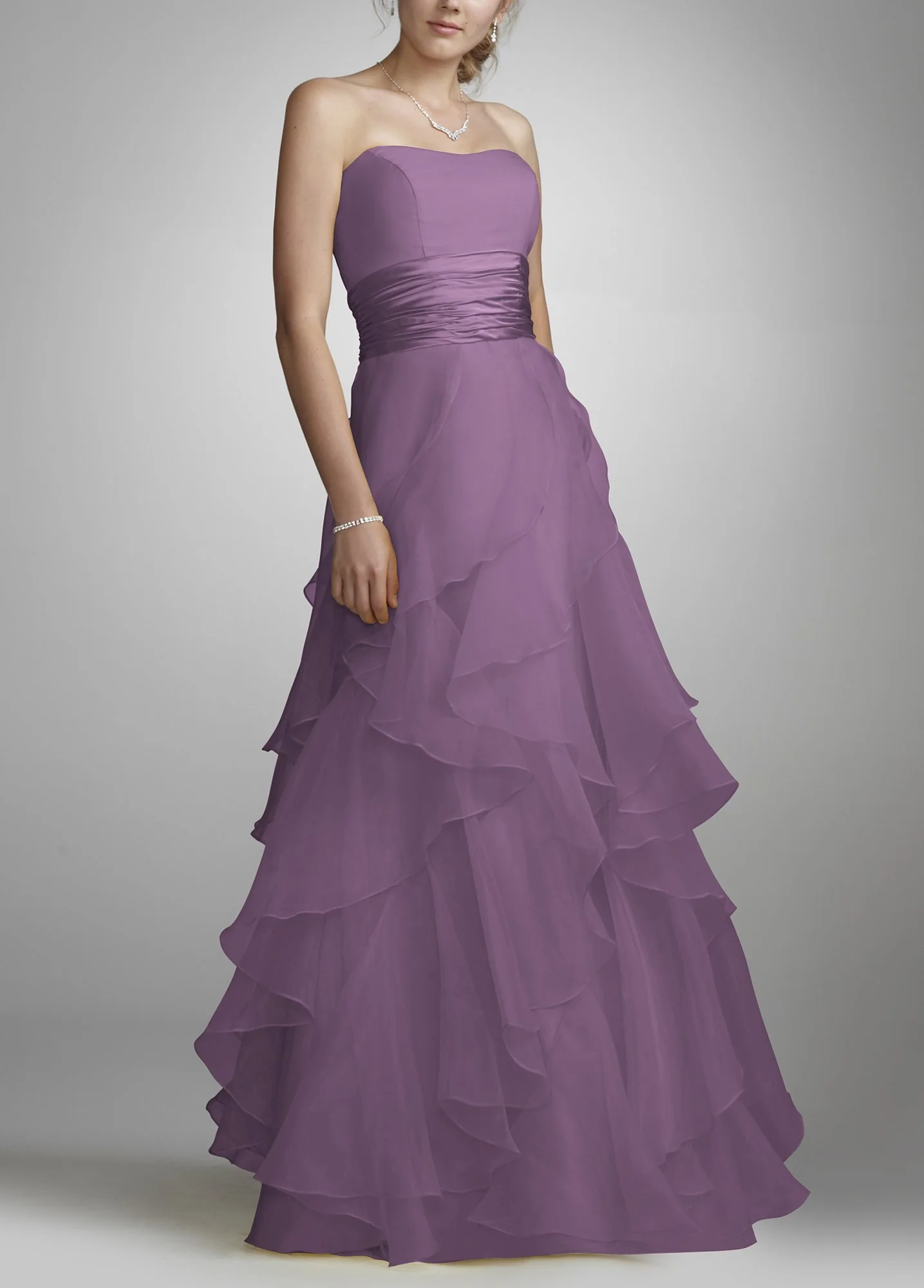 Tiered Organza Ball Gown - Image 7