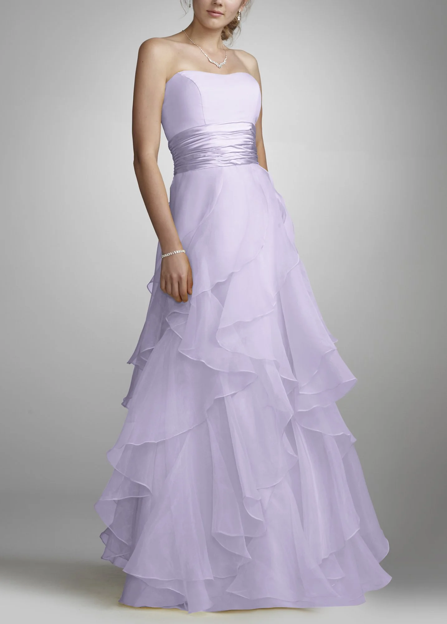 Tiered Organza Ball Gown - Image 9