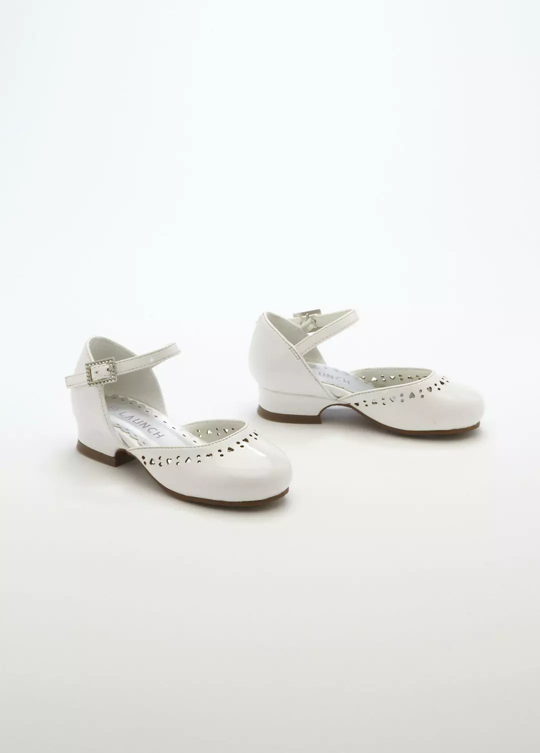 Toddler Faux Patent Leather Shoes with Design - Image 2