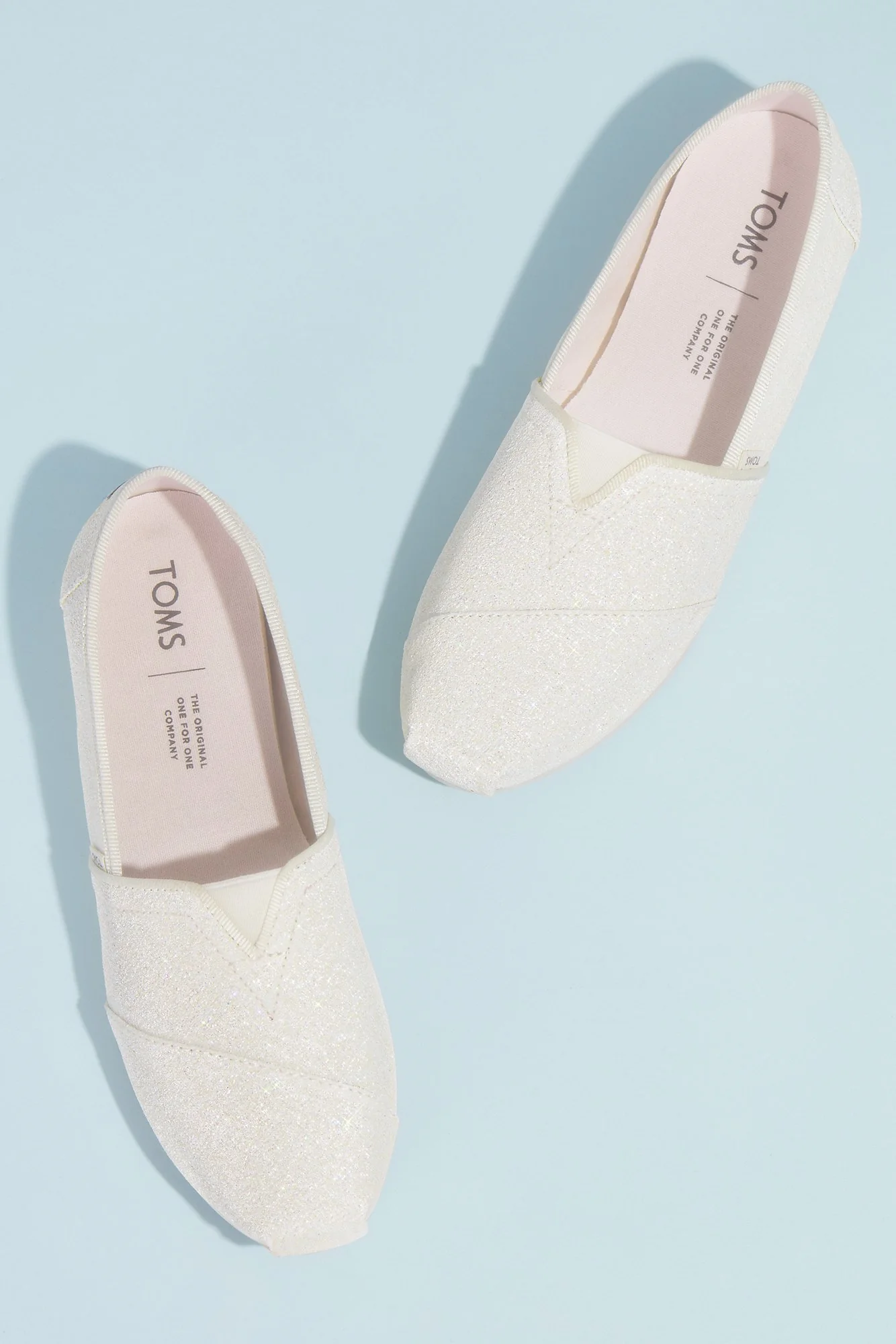 TOMS Canvas Glitter Wrap Classic Slip-On Shoes