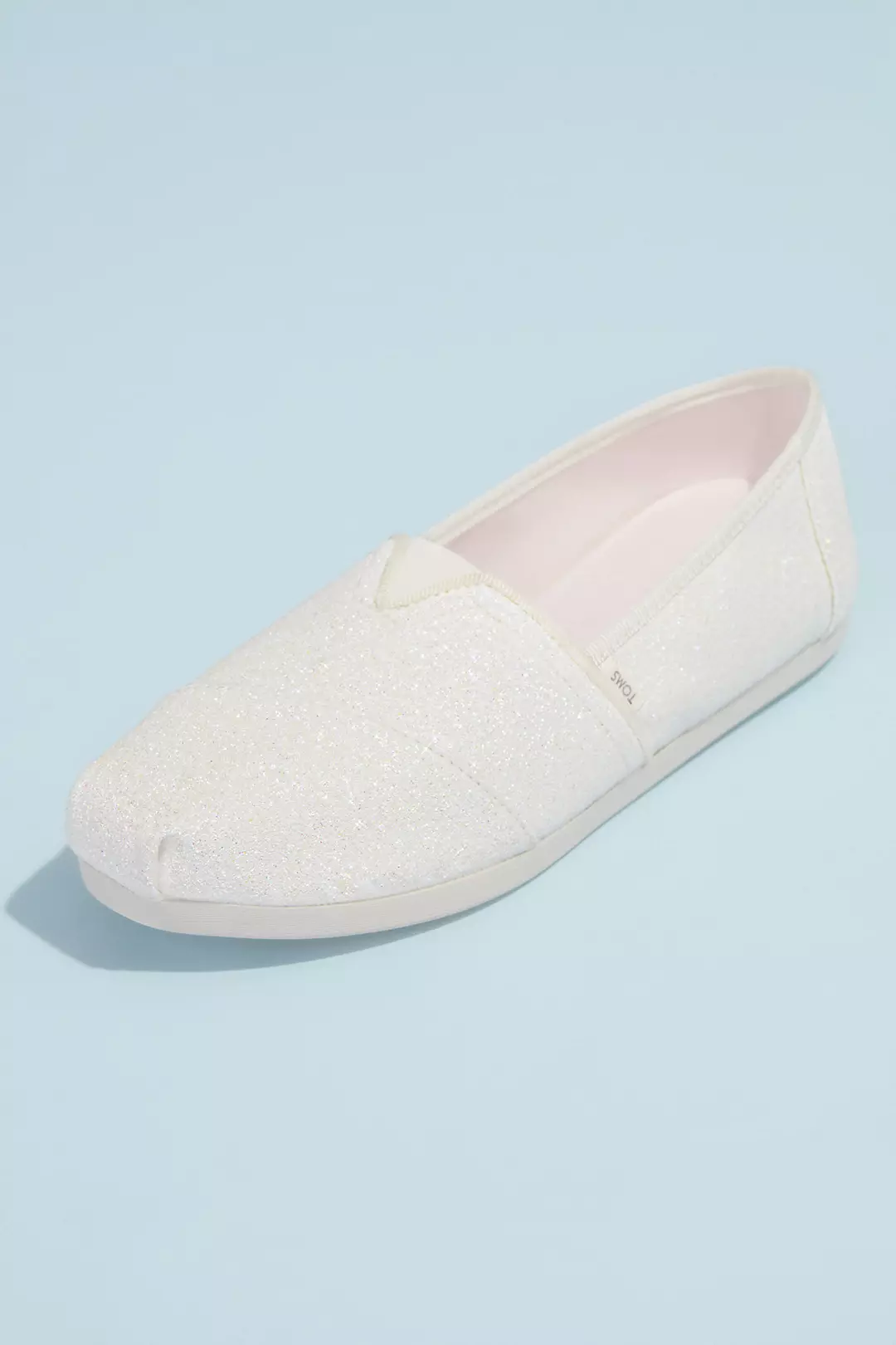 TOMS Canvas Glitter Wrap Classic Slip-On Shoes - Image 3