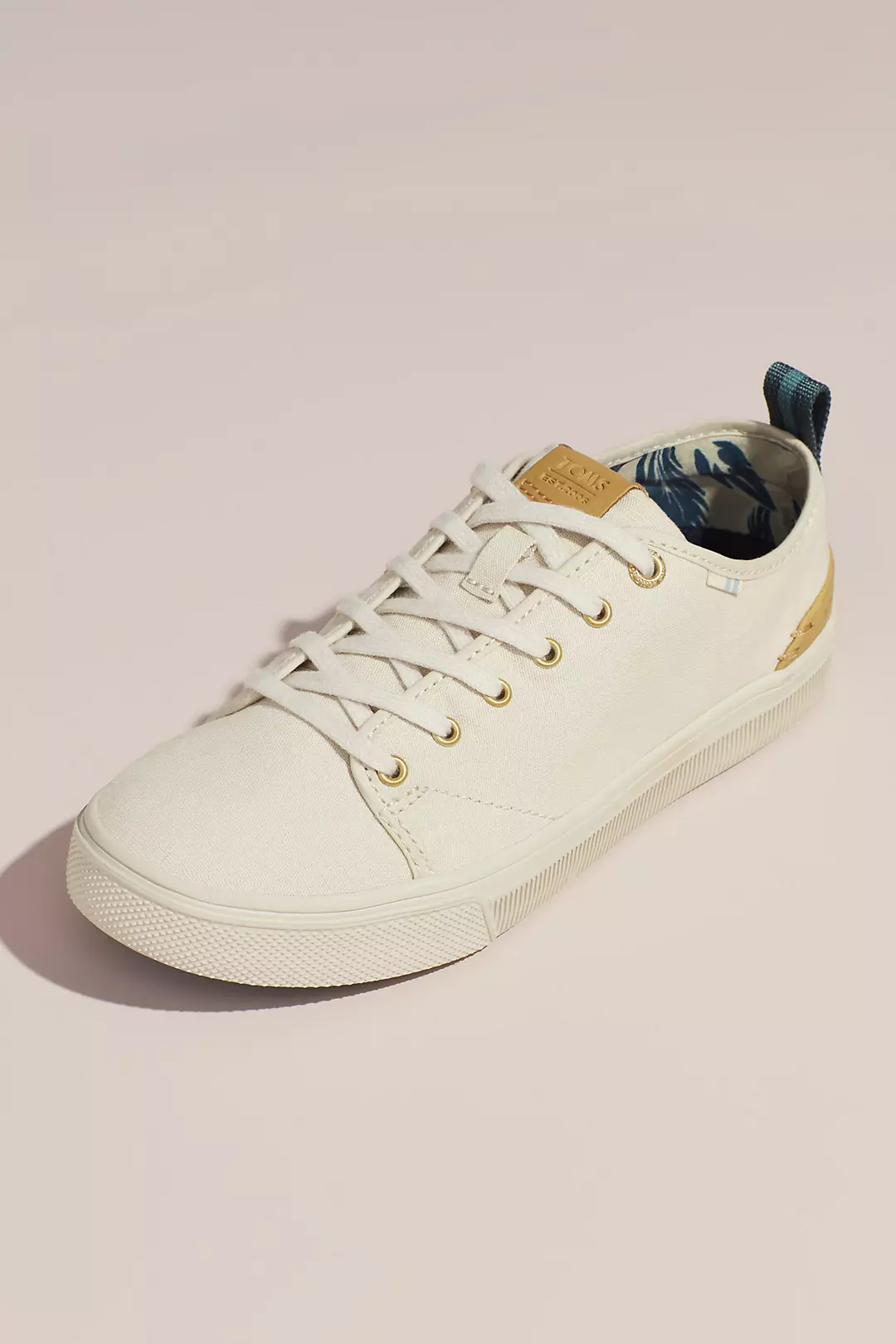 TOMS Canvas Sneakers with Striped Pull-Tab - Image 3