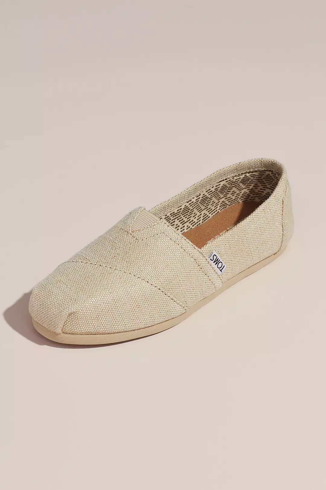 TOMS Metallic Burlap Slip-On Shoes - Image 2