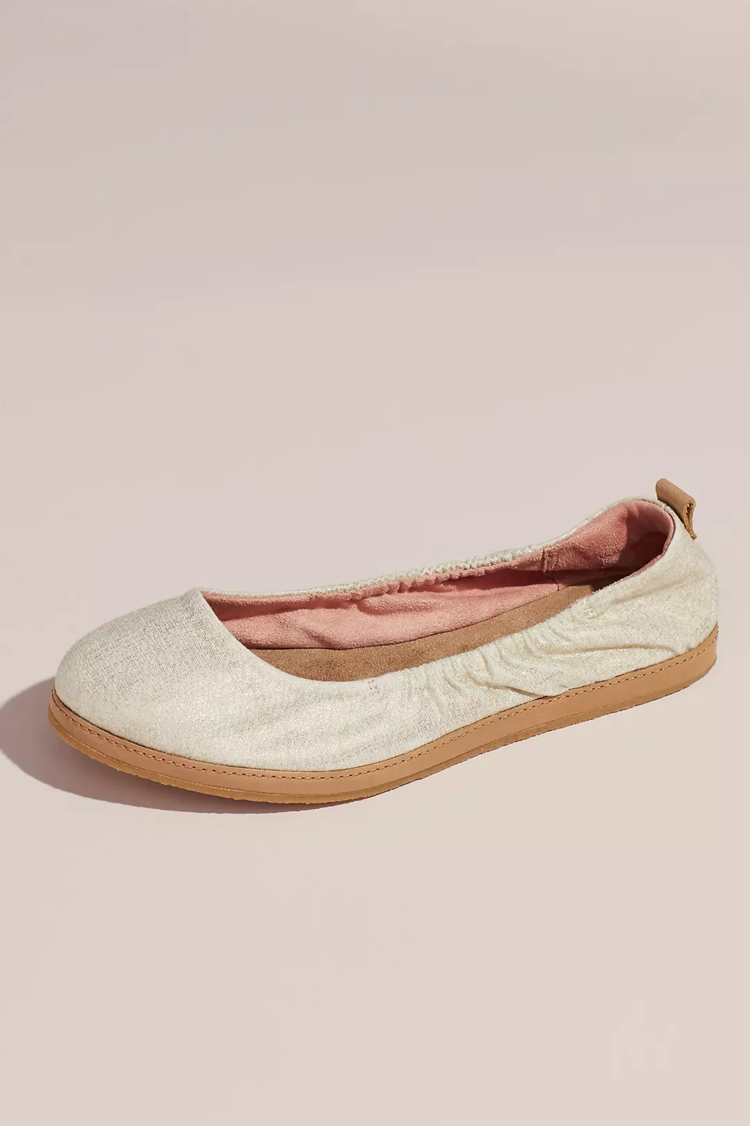 TOMS Metallic Canvas Ballet Flats - Image 5