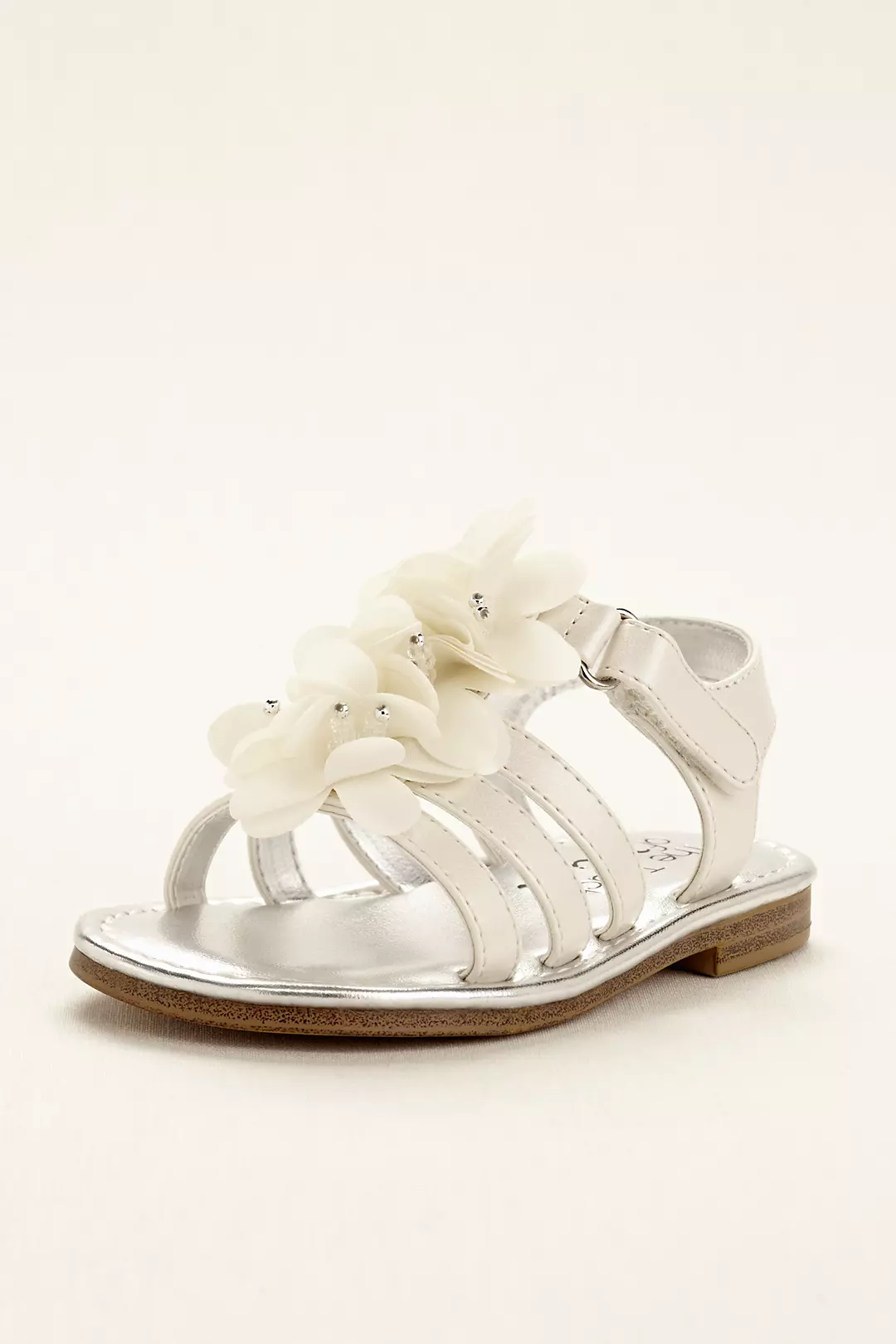 Touch of Nina Chiffon Flower Girl Gladiator Sandal - Image 2