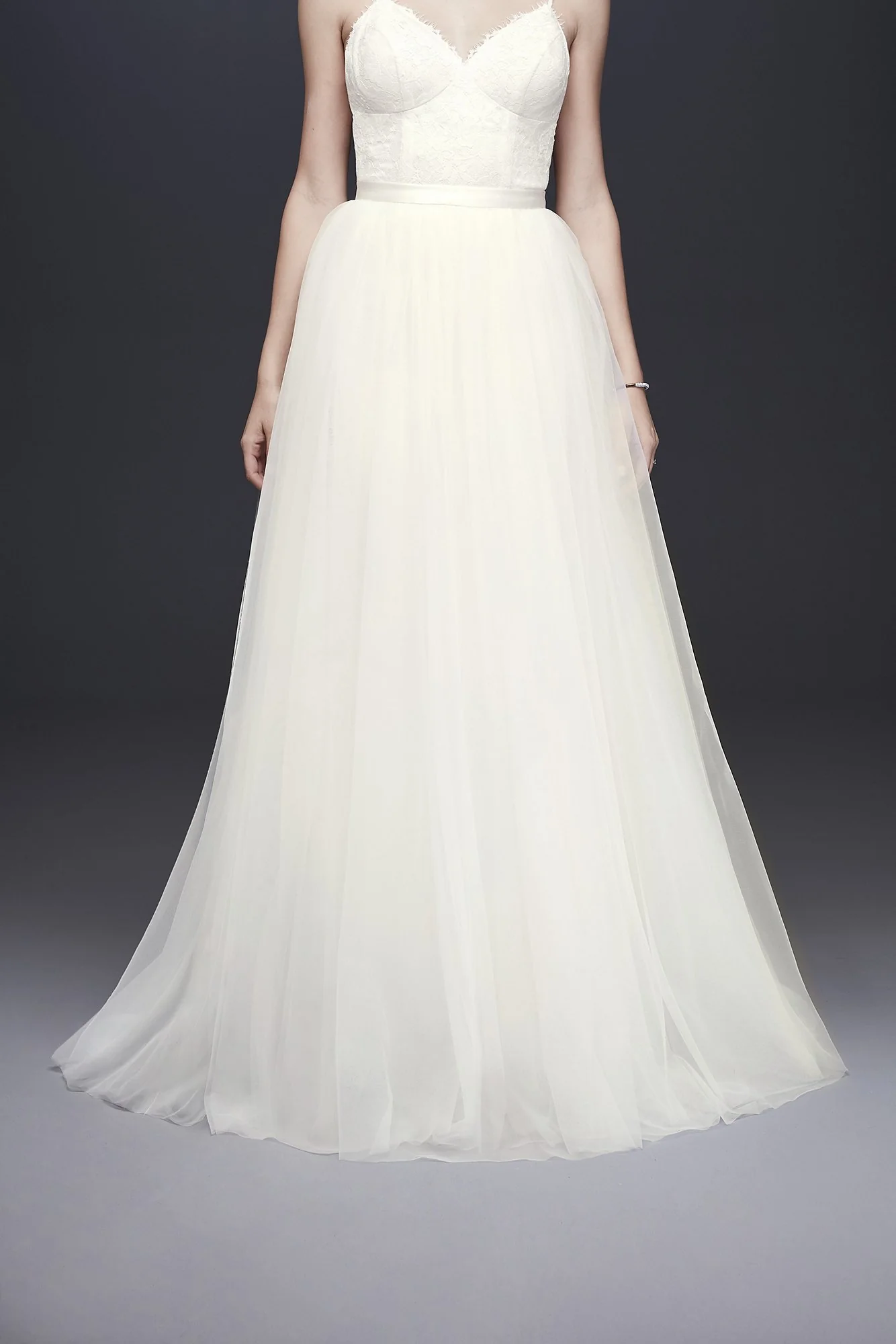 Tulle Ball Gown Wedding Overskirt