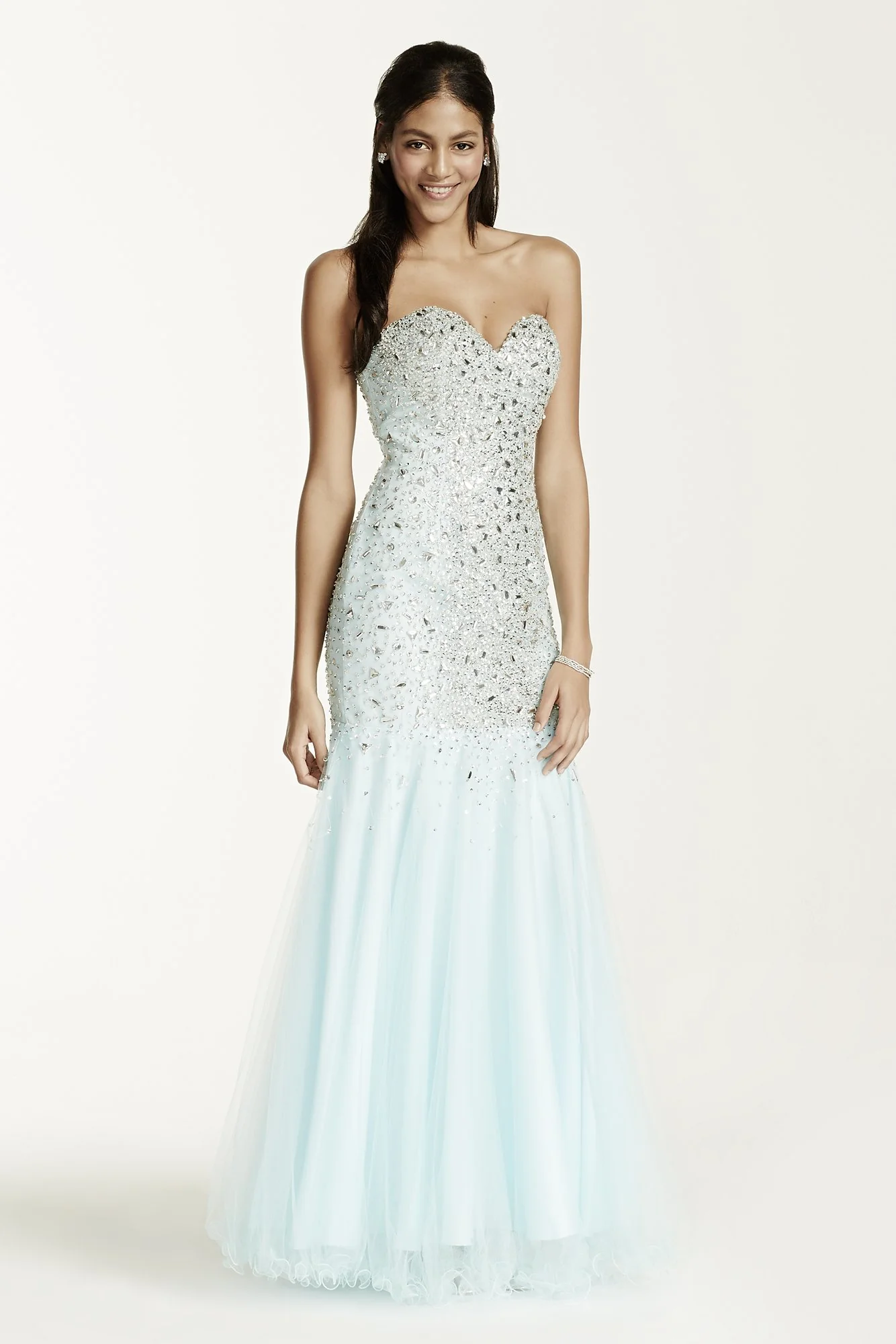Tulle Fit and Flare Gown with Sweetheart Neckline - Image 2