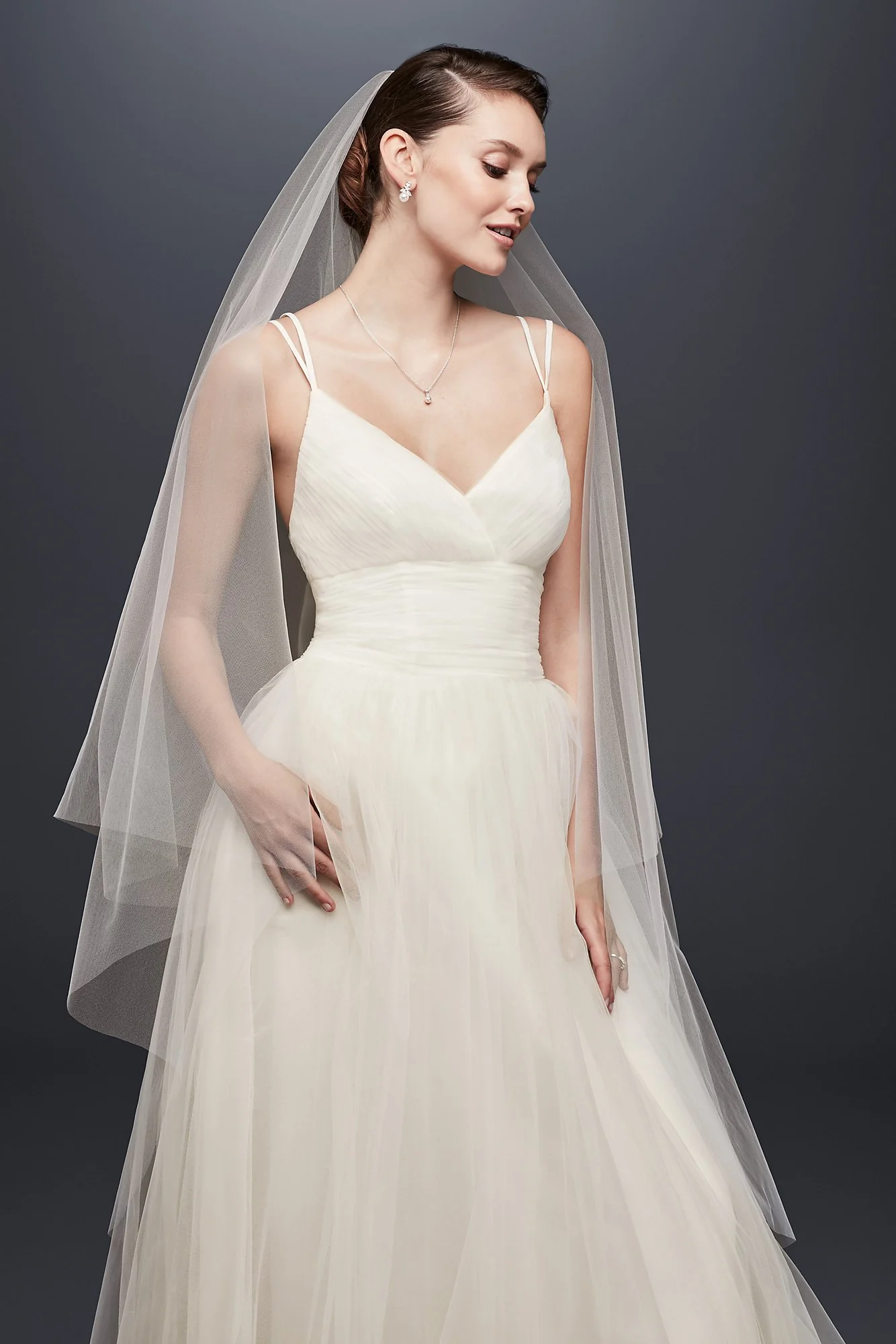 Two-Tier Circle-Cut Walking Veil