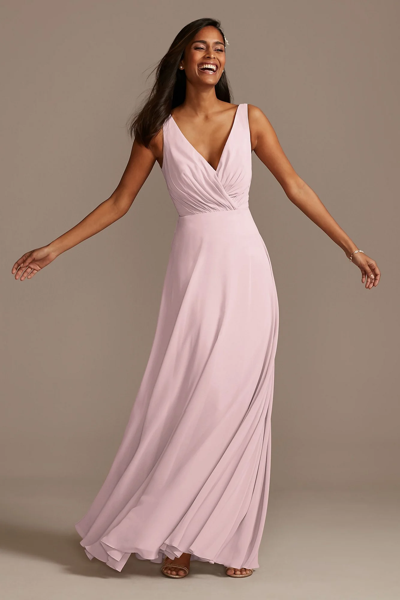V-Neck Tank Full Skirt Dress - Image 108