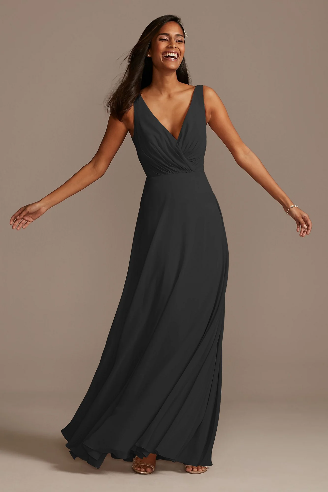 V-Neck Tank Full Skirt Dress - Image 11