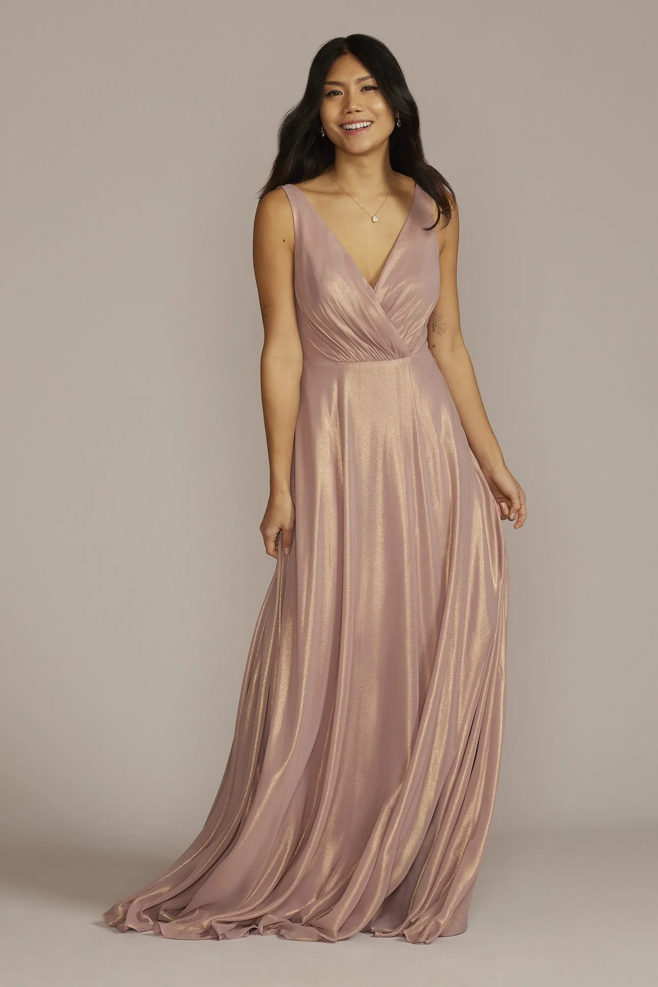 V-Neck Tank Full Skirt Dress - Image 113