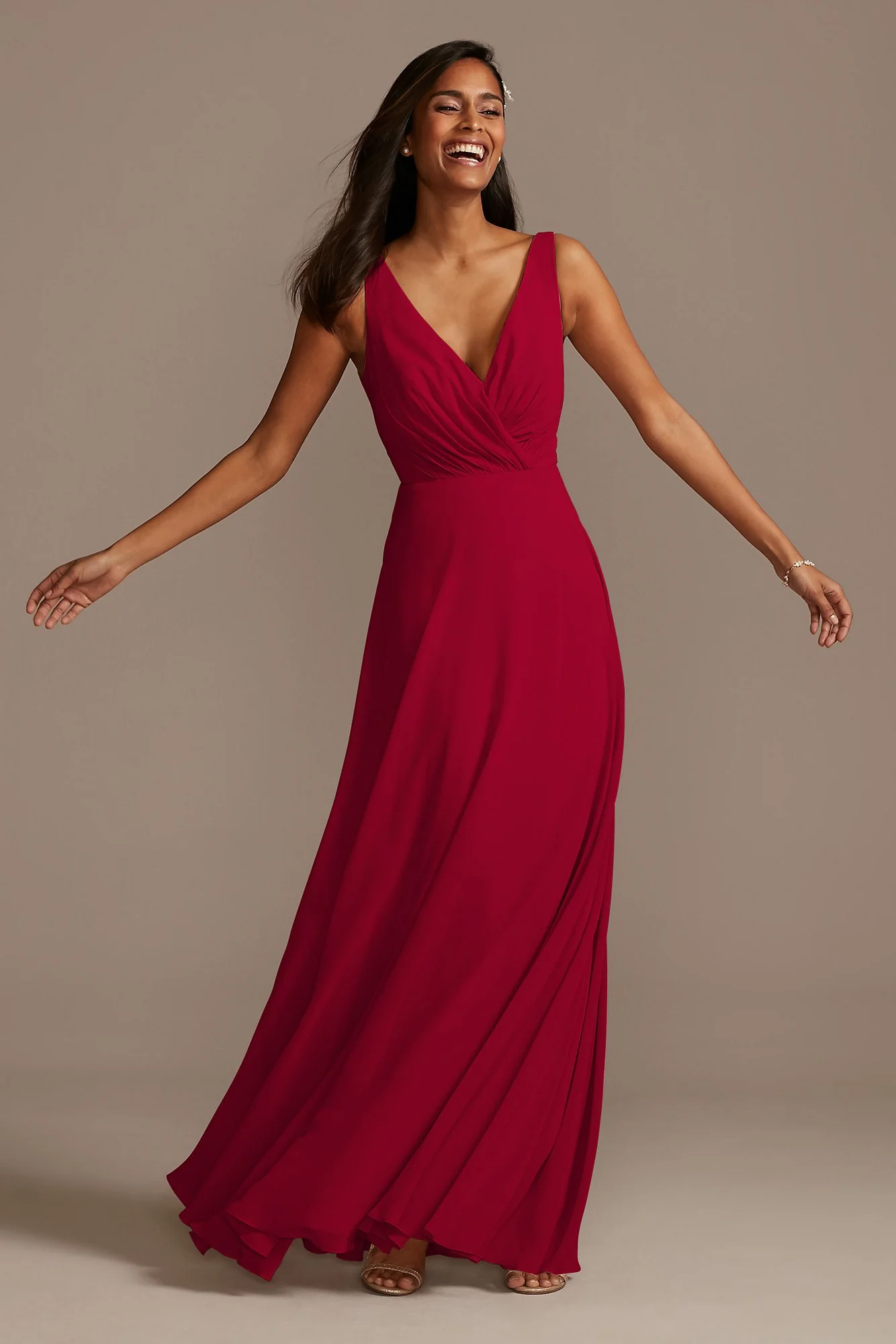 V-Neck Tank Full Skirt Dress - Image 13