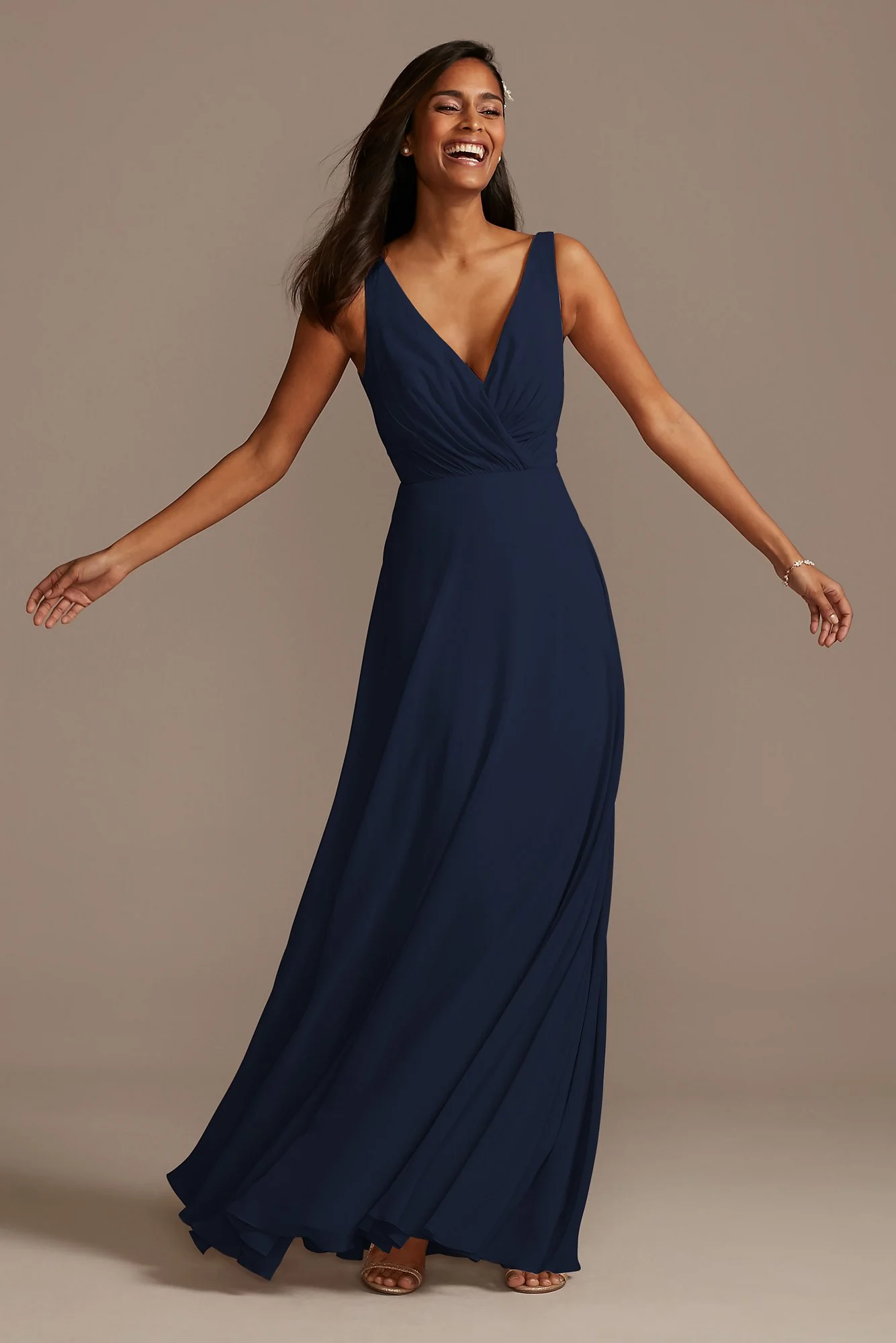 V-Neck Tank Full Skirt Dress - Image 15