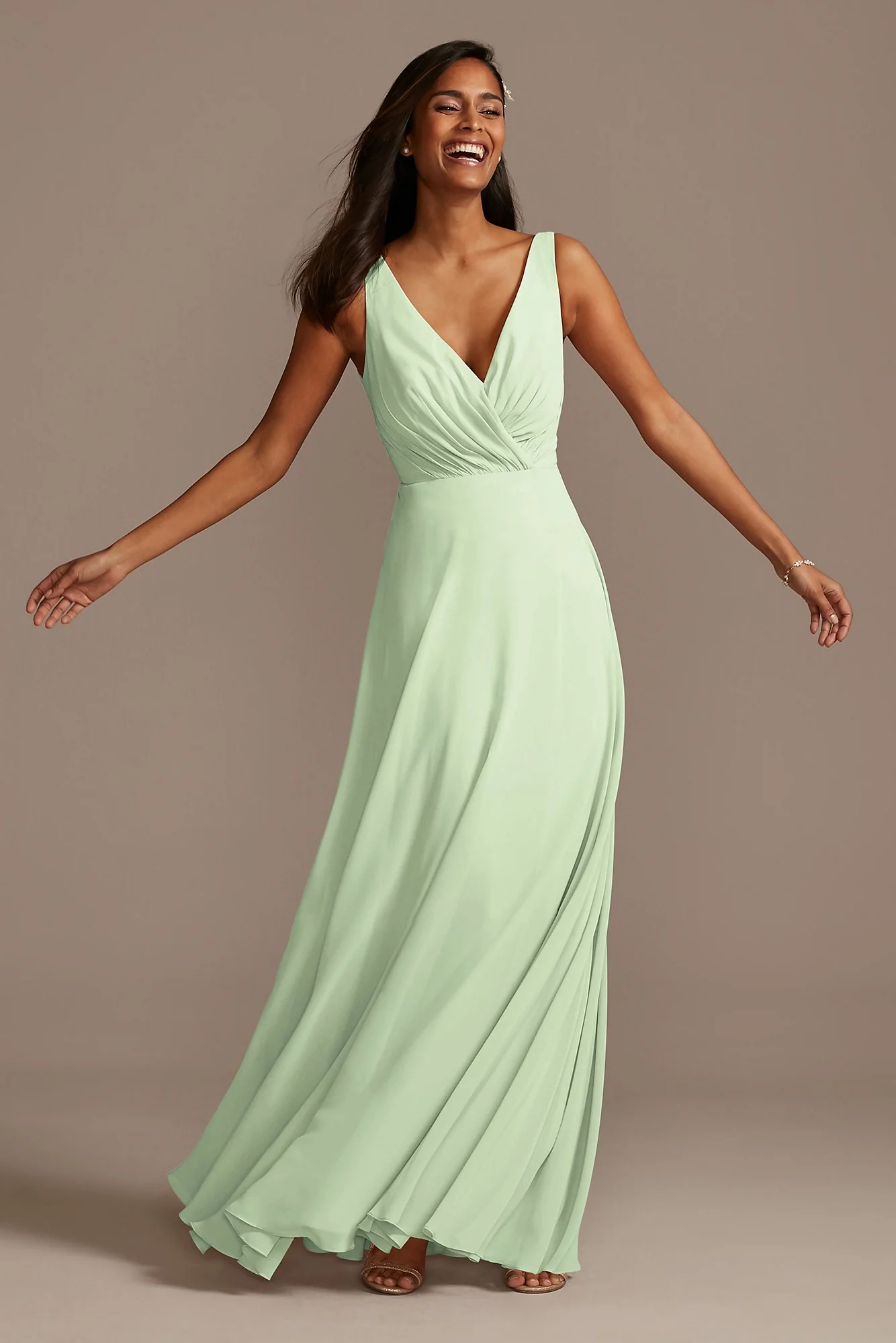 V-Neck Tank Full Skirt Dress - Image 18
