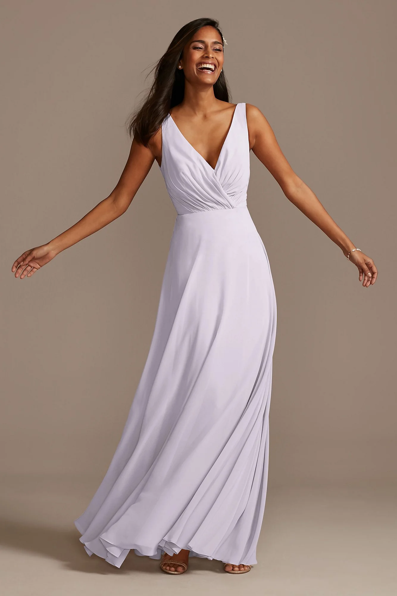 V-Neck Tank Full Skirt Dress - Image 24