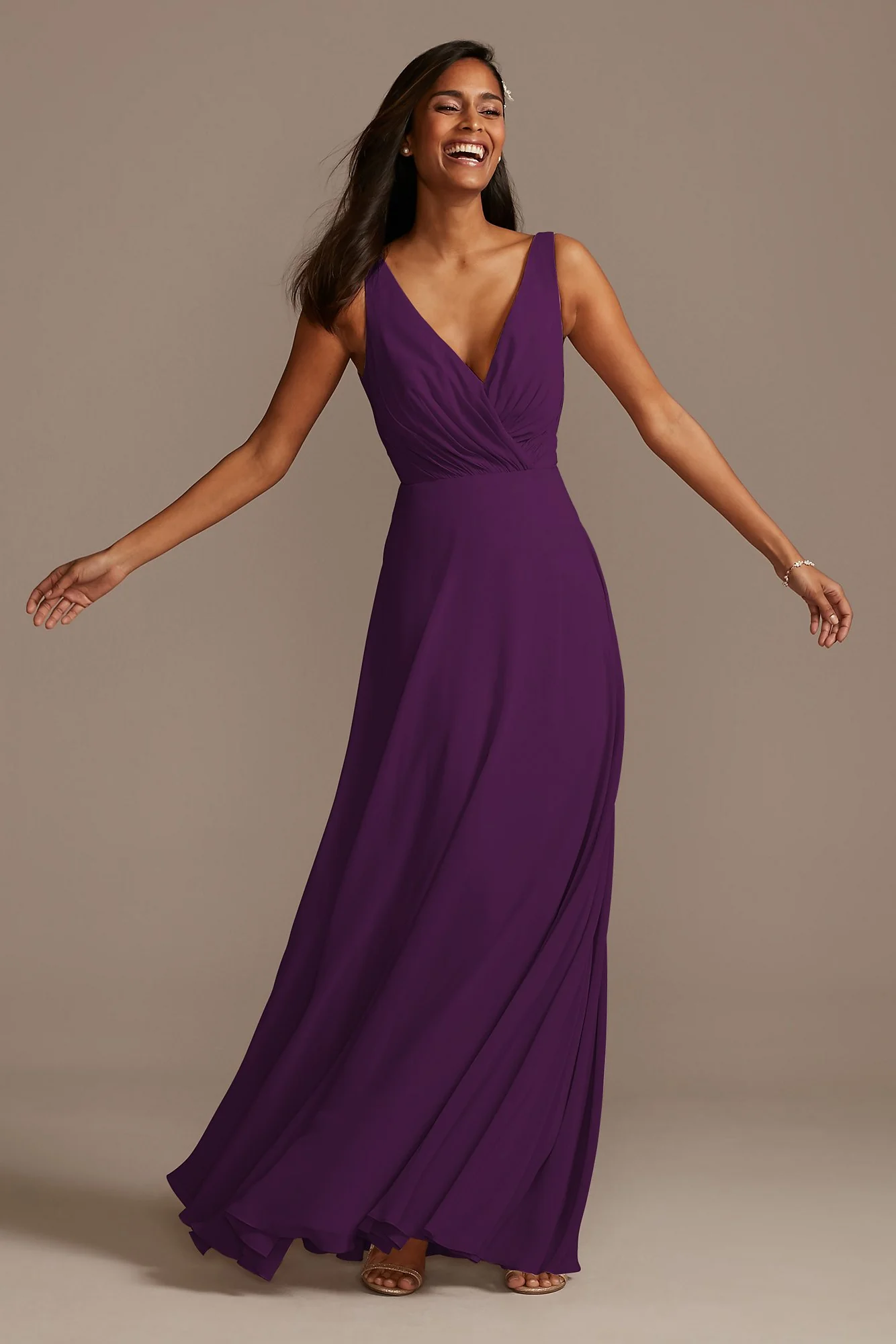 V-Neck Tank Full Skirt Dress - Image 27