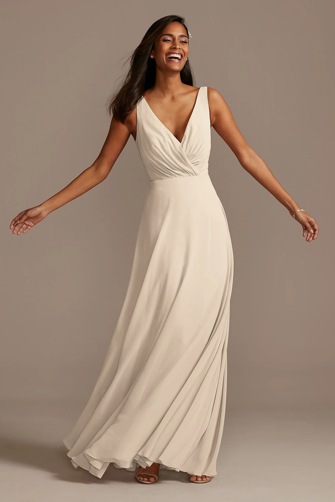 V-Neck Tank Full Skirt Dress - Image 28