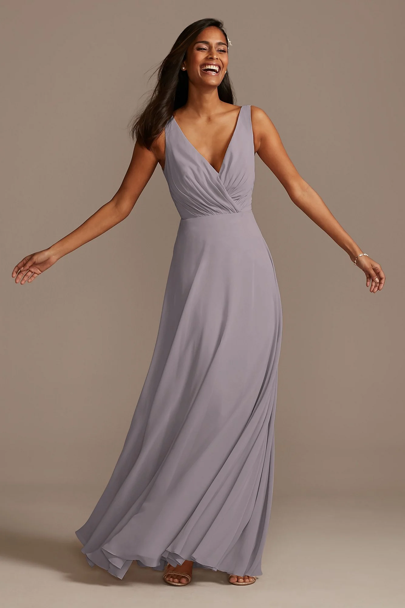 V-Neck Tank Full Skirt Dress - Image 29