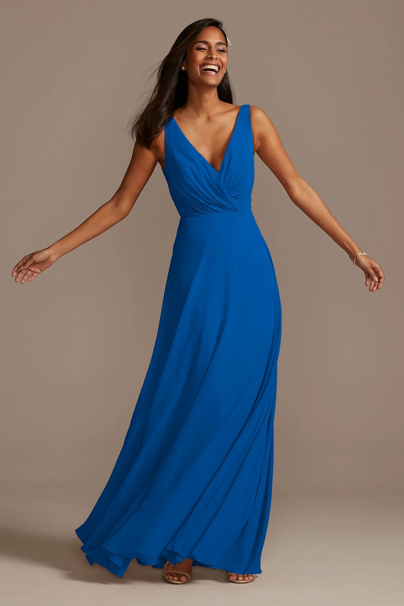 V-Neck Tank Full Skirt Dress - Image 30
