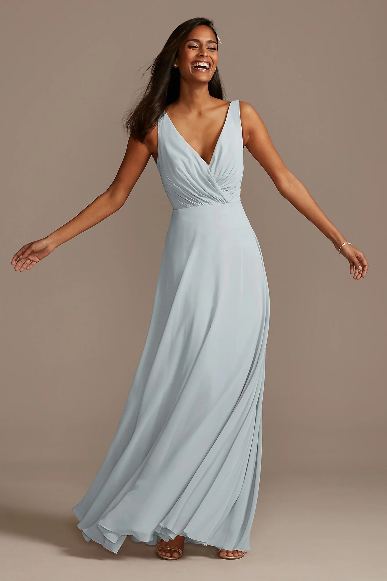 V-Neck Tank Full Skirt Dress - Image 32