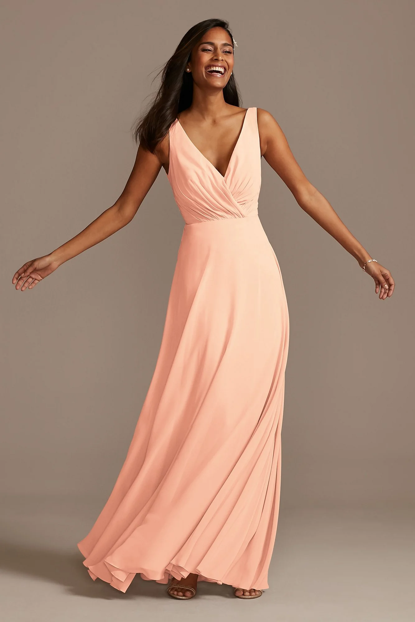 V-Neck Tank Full Skirt Dress - Image 35