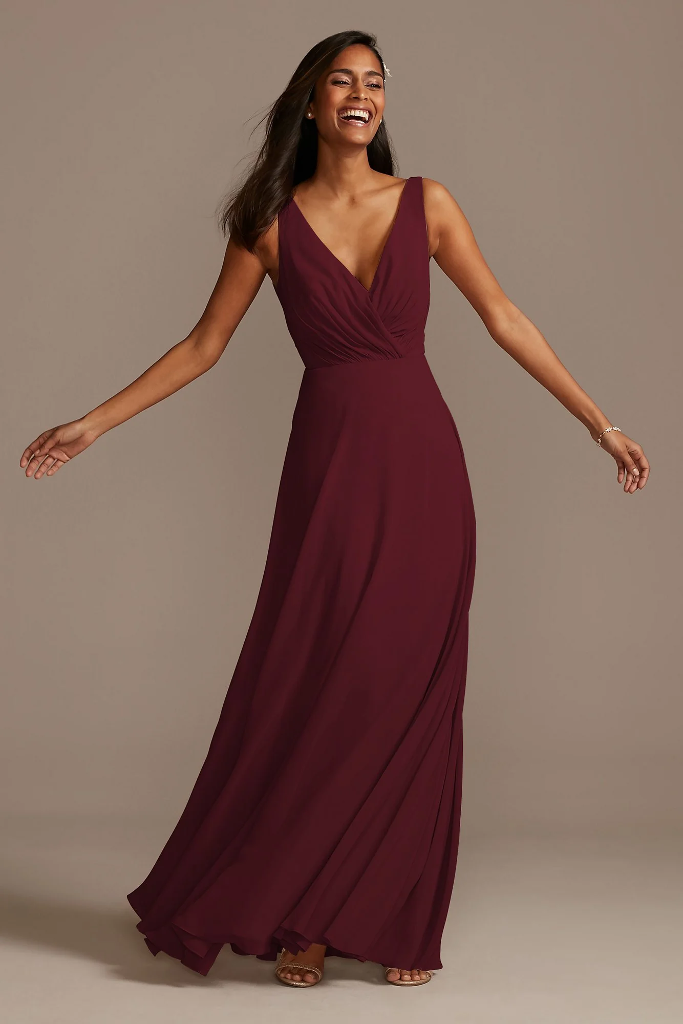 V-Neck Tank Full Skirt Dress - Image 36