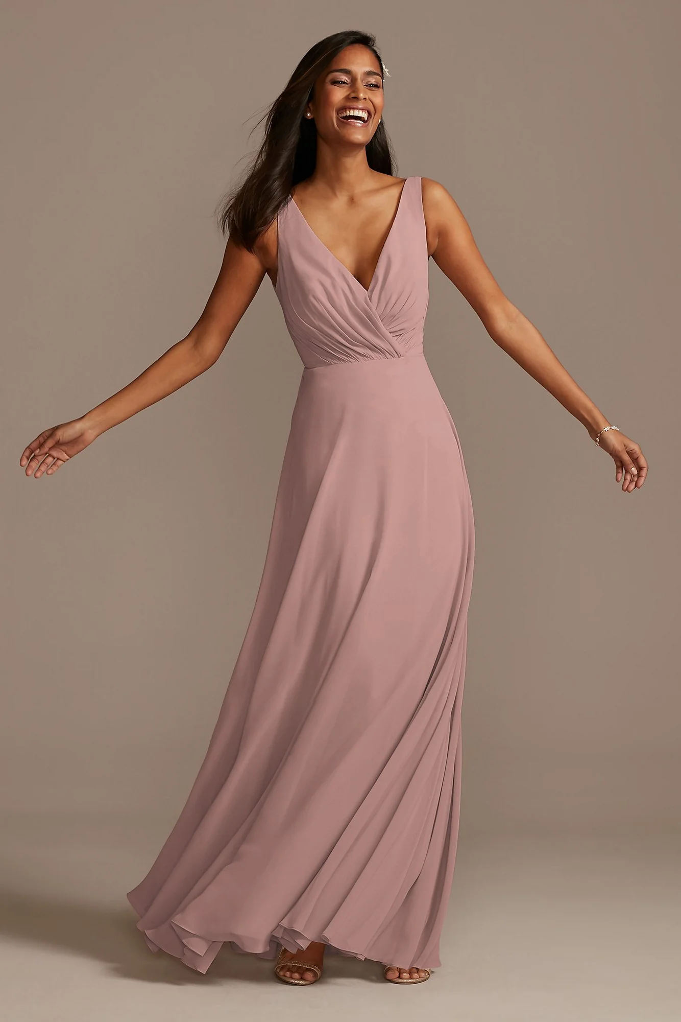 V-Neck Tank Full Skirt Dress - Image 38
