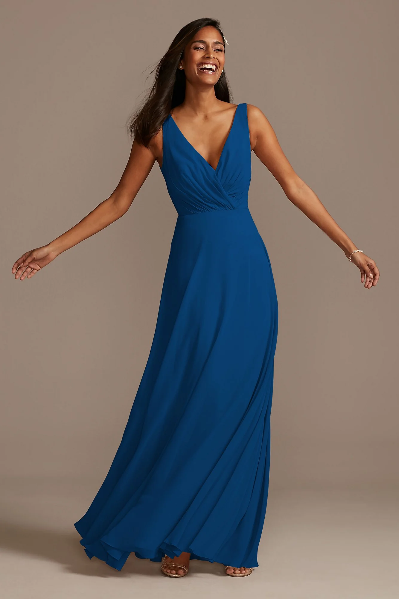 V-Neck Tank Full Skirt Dress - Image 48
